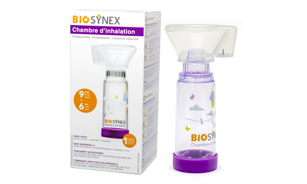 Biosynex inhaliacijos tarpinė vaikams 9 mėn.-6 m. 